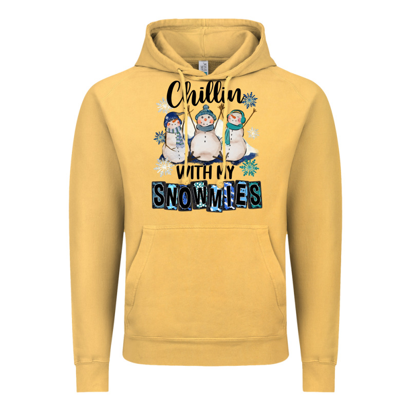 Chillin With My Snowmies Vintage Hoodie by FaDigitalArtStudio | Teevron