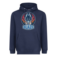 Navy coventry blaze Heavyweight Hoodie - linhVisuals