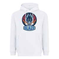 White coventry blaze Heavyweight Hoodie - linhVisuals