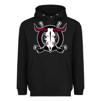 Black deer-red-rebels Heavyweight Hoodie - linhVisuals