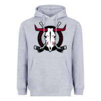 Heather Grey deer-red-rebels Heavyweight Hoodie - linhVisuals