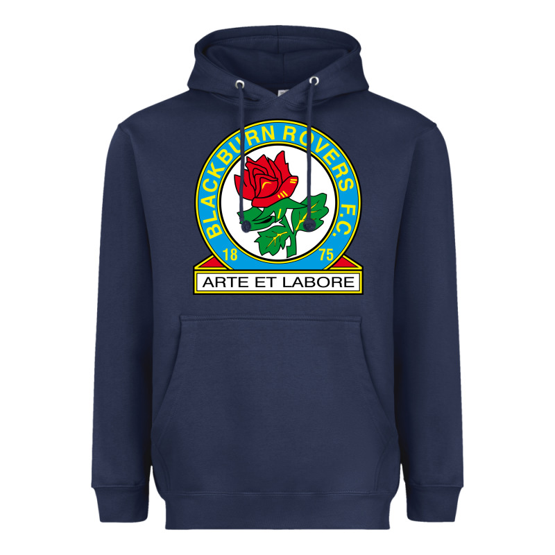 Rovers Black Burn Fc Heavyweight Hoodie by linhVisuals | Teevron