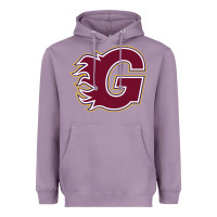 Lavender guildford flames Heavyweight Hoodie - linhVisuals