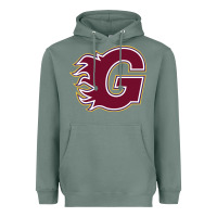 Sage guildford flames Heavyweight Hoodie - linhVisuals