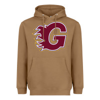 Toasted Coconut guildford flames Heavyweight Hoodie - linhVisuals