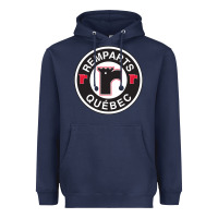 Navy remparts-quebec Heavyweight Hoodie - linhVisuals
