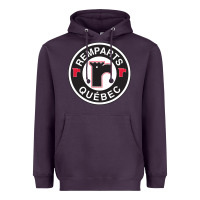 Plum remparts-quebec Heavyweight Hoodie - linhVisuals