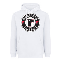 White remparts-quebec Heavyweight Hoodie - linhVisuals