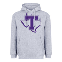 Heather Grey tarleton tontexas Heavyweight Hoodie - linhVisuals
