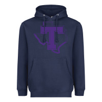 Navy tarleton tontexas Heavyweight Hoodie - linhVisuals