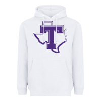 White tarleton tontexas Heavyweight Hoodie - linhVisuals