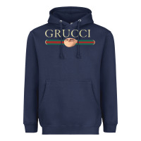 Navy new grucci tshirt Heavyweight Hoodie - linhVisuals