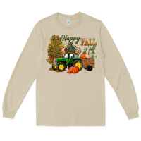 Mushroom Happy Fall Y'all Long Sleeve Tee - BundleAndBundleShop