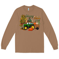 Toasted Coconut Happy Fall Y'all Long Sleeve Tee - BundleAndBundleShop
