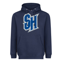 Navy seton hall pirates Heavyweight Hoodie - linhVisuals