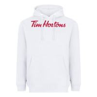 White tim horton tshirt Heavyweight Hoodie - linhVisuals