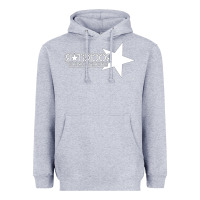 Heather Grey ROCK STAR Heavyweight Hoodie - linhVisuals