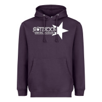 Plum ROCK STAR Heavyweight Hoodie - linhVisuals