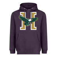 Plum husson  eagles Heavyweight Hoodie - linhVisuals