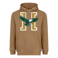 Toasted Coconut husson  eagles Heavyweight Hoodie - linhVisuals
