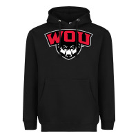 Black western oregon merch, wolves Heavyweight Hoodie - linhVisuals