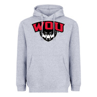 Heather Grey western oregon merch, wolves Heavyweight Hoodie - linhVisuals