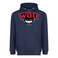 Navy western oregon merch, wolves Heavyweight Hoodie - linhVisuals