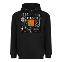 Black nice bon -iver symbol Heavyweight Hoodie - linhVisuals