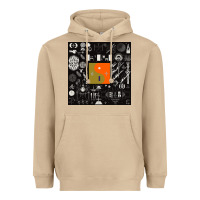 Mushroom nice bon -iver symbol Heavyweight Hoodie - linhVisuals