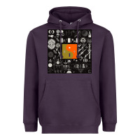 Plum nice bon -iver symbol Heavyweight Hoodie - linhVisuals