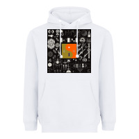 White nice bon -iver symbol Heavyweight Hoodie - linhVisuals