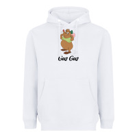 White gus gus t-shirt Heavyweight Hoodie - linhVisuals