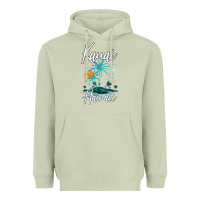 Matcha family vacation retro sunset hawaii kauai t shirt Heavyweight Hoodie - linhVisuals