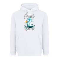 White family vacation retro sunset hawaii kauai t shirt Heavyweight Hoodie - linhVisuals