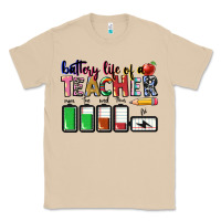 Mushroom Battery life of a Teacher Classic Tee - CowGirlArtShop