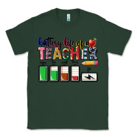 Sports Green Battery life of a Teacher Classic Tee - CowGirlArtShop