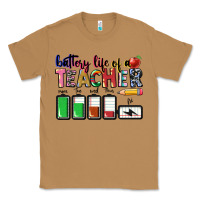 Toasted Coconut Battery life of a Teacher Classic Tee - CowGirlArtShop