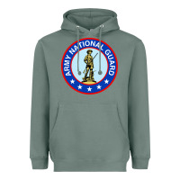 Sage army national guard Heavyweight Hoodie - linhVisuals