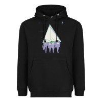 Black Alt-j Heavyweight Hoodie - linhVisuals