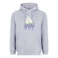 Heather Grey Alt-j Heavyweight Hoodie - linhVisuals