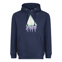 Navy Alt-j Heavyweight Hoodie - linhVisuals