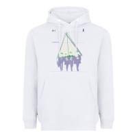 White Alt-j Heavyweight Hoodie - linhVisuals