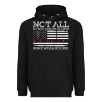 Nurses Not All Superheroes Wear Caps Some Wear Scrubs Nurse Supportive Heavyweight Hoodie | Teevron