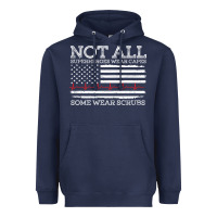 Navy nurses not all superheroes wear caps some wear scrubs nurse supportive Heavyweight Hoodie - linhVisuals