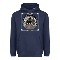 Navy caamp Heavyweight Hoodie - linhVisuals