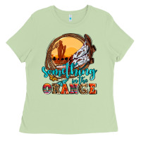 Matcha something in the orange olivia Ladies Tee - OliviaCreatesArt