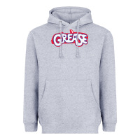 Heather Grey grease grease the movie blue small Heavyweight Hoodie - linhVisuals