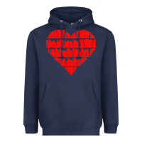 Navy book lover Heavyweight Hoodie - linhVisuals