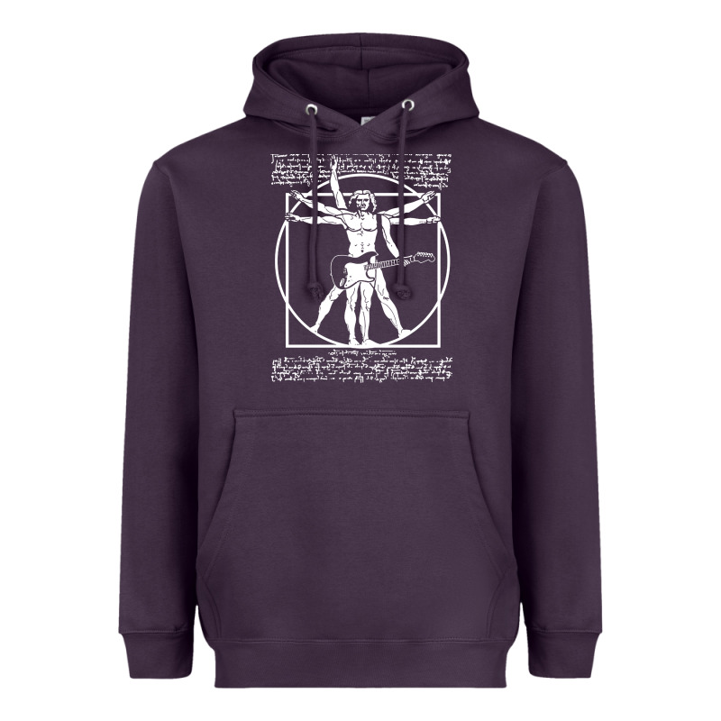 Man Playing The Guitar Heavyweight Hoodie by linhVisuals | Teevron