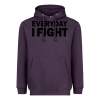 Plum everyday i fight Heavyweight Hoodie - linhVisuals